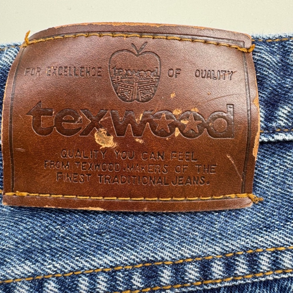 Texwood Jaxwood Jeans Women 32 Blue Good High Waisted Vintage Straight Leg Denim - Picture 6 of 14